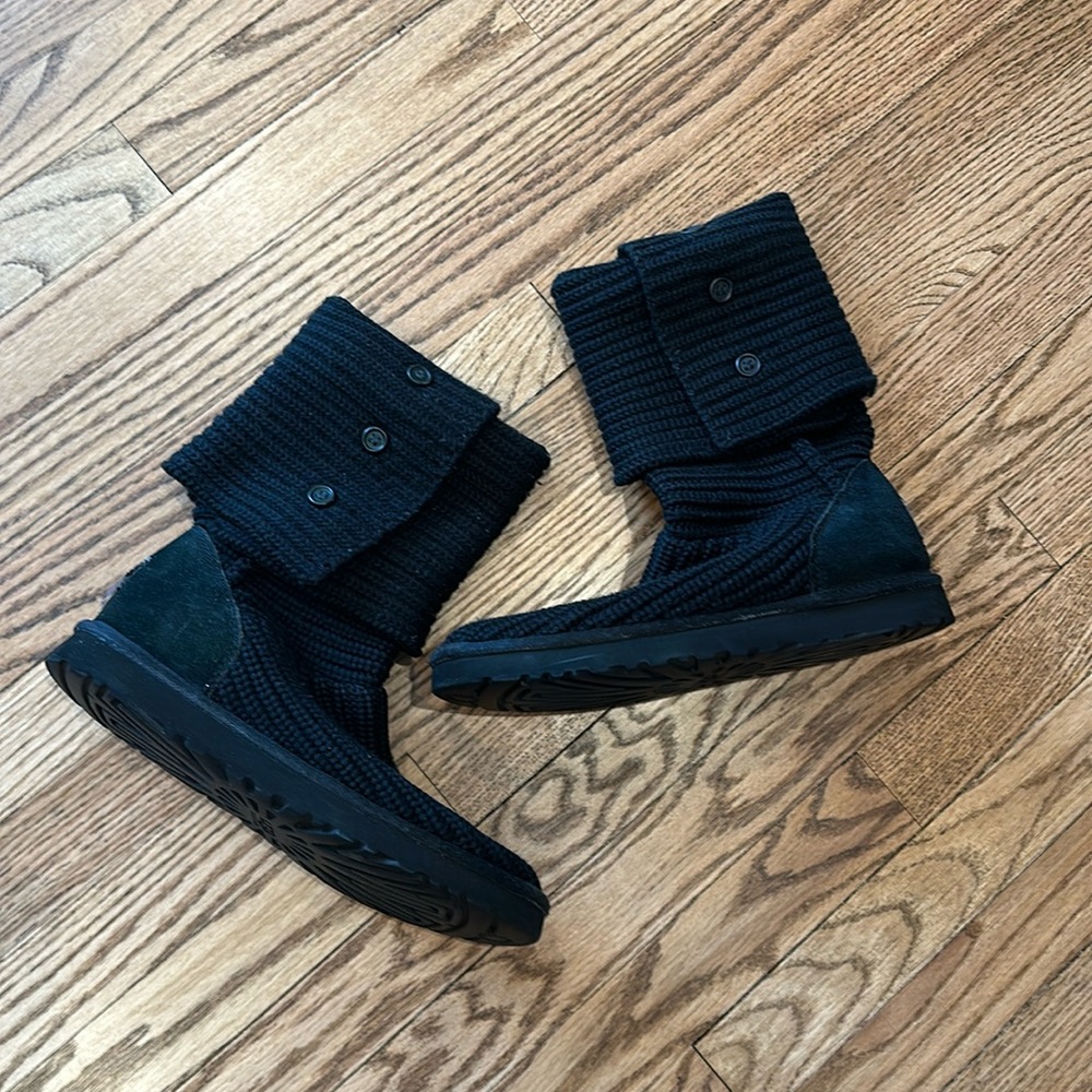 Ugg Black Sweater Boots